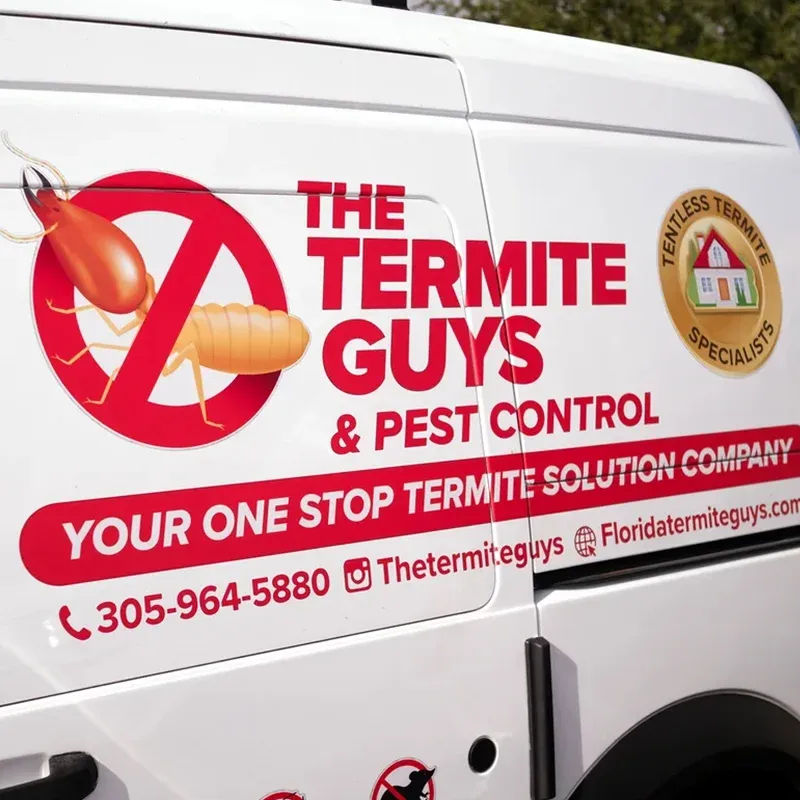 Florida Termite Guys technician applying tentless termite treatment
