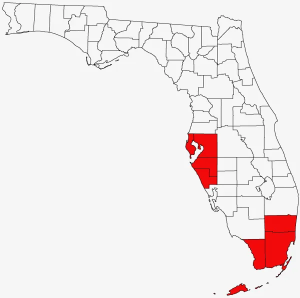 Service Coverage Map